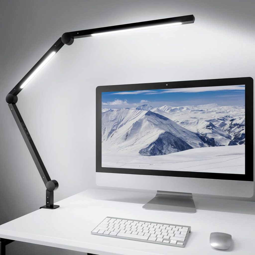 Dimmable Eye-Caring Architect Lamp to Maximise Space in Your Small Home Office