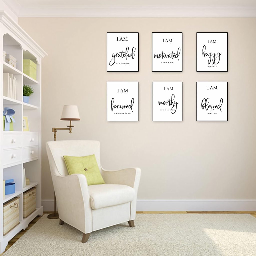 Motivational Wall Art for Small Home Office