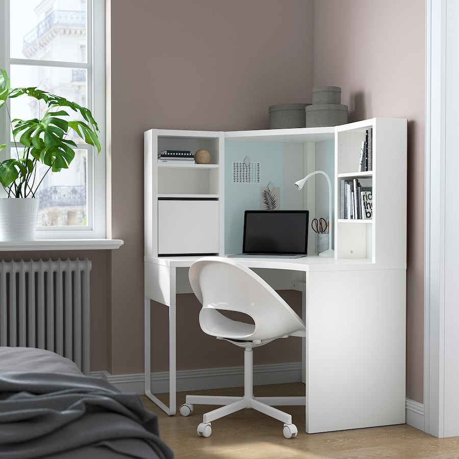 IKEA MICKE Corner Desk for Small Home Office